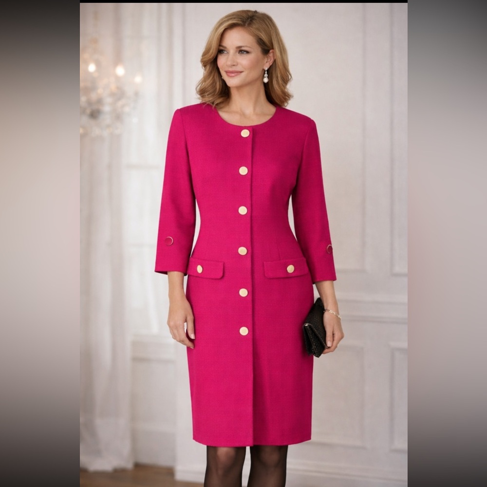 MISOOK Elegant pink Women's Dress Size M - Picture 1 of 13